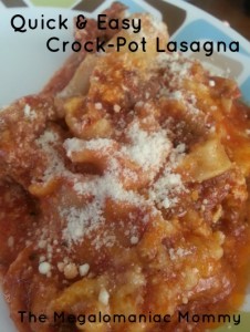 Crock-Pot Lasagna