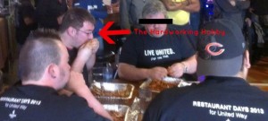Legend Larry's Wing Eating Competition Green Bay