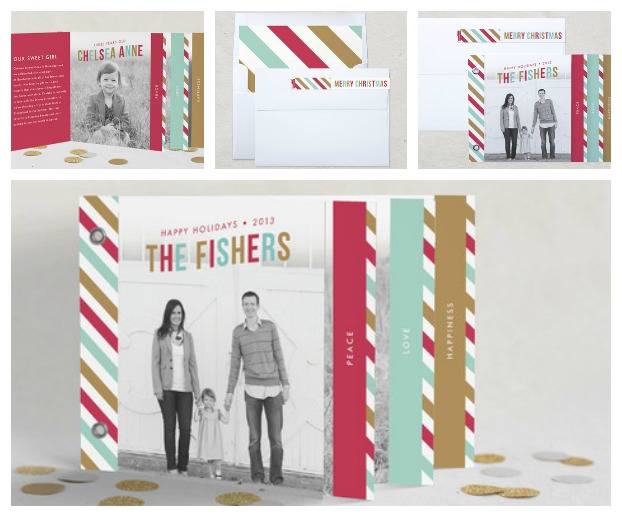 Minted Holiday Minibook Cards