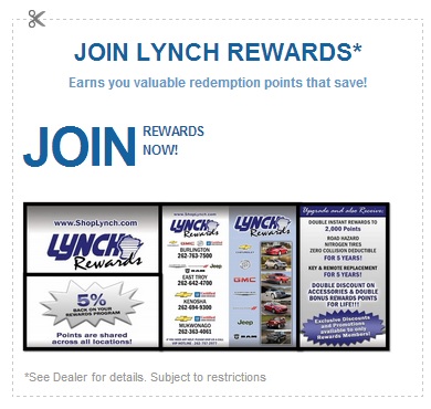Join Lynch Rewards