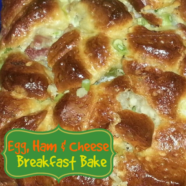 Egg, Ham & Cheese Breakfast Bake