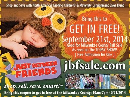 #JBFMilwaukee Free Entry Coupon