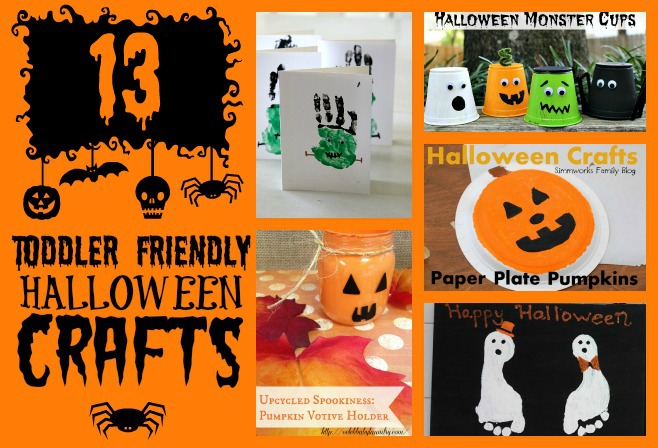 13 Toddler Friendly Halloween Crafts