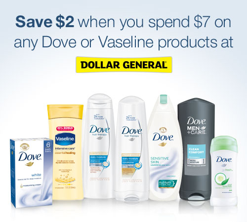 Dove Vaseline Dollar General #DGFeelBeautifulFor