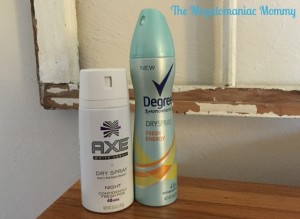 Dry Spray Antiperspirants from Degree Men, Degree Women, Dove, Dove Men+Care and Axe on behalf of Walmart and Unilever