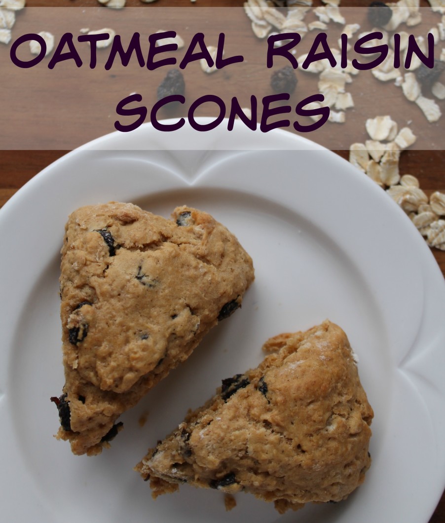 Oatmeal Raisin Scones