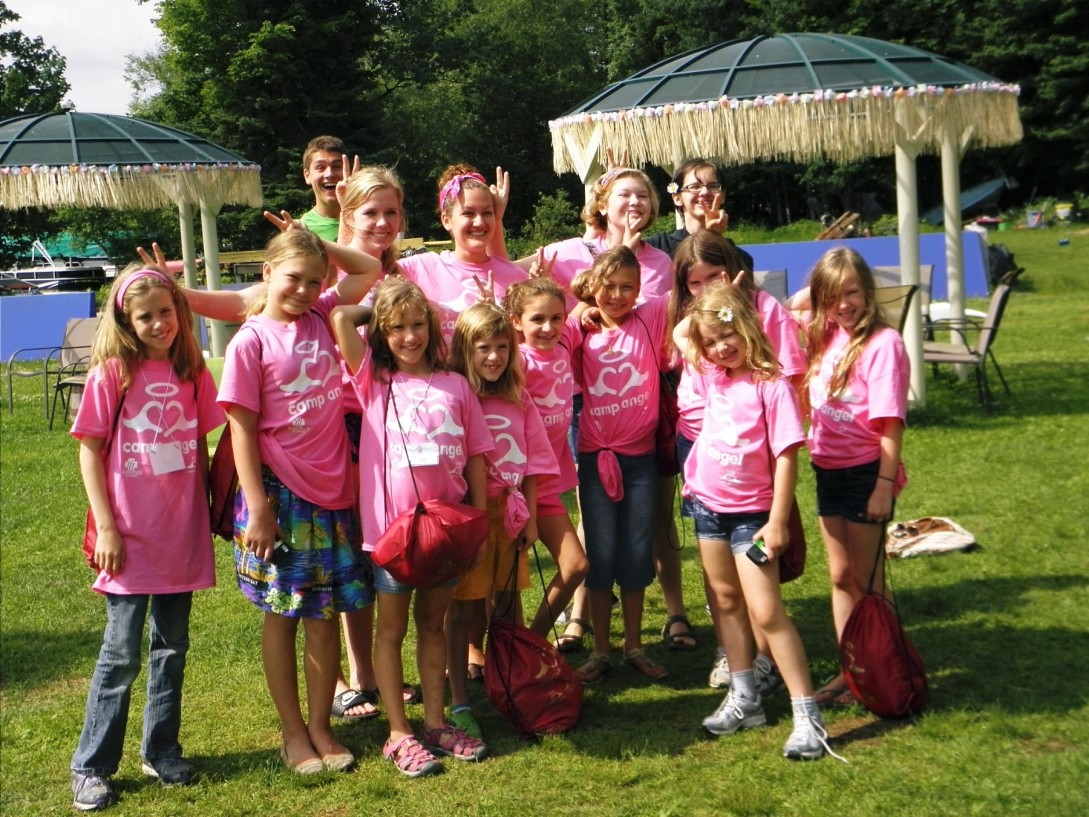 New Campers get ready for a weekend of fun at Camp Angel 