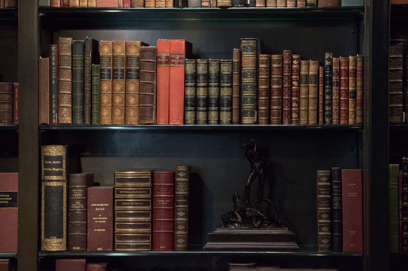 Antique and rare Books Shelf