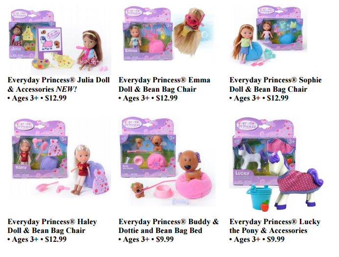 Neat-Oh Everyday Princess Dolls and Pets