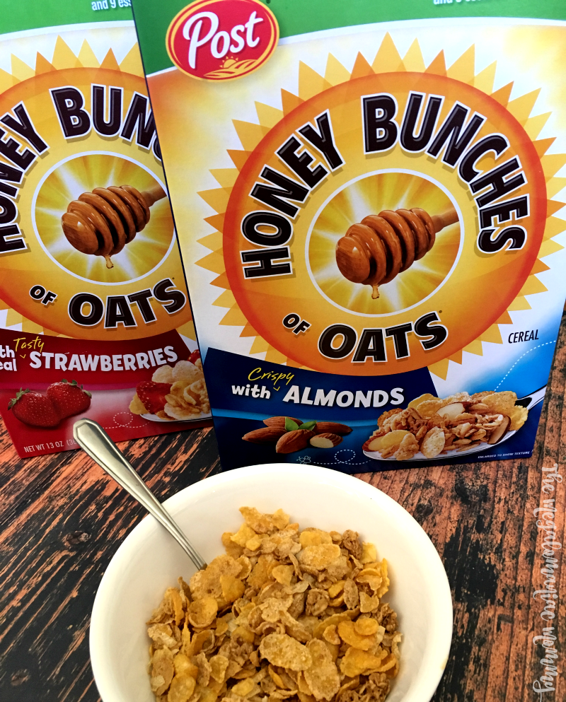 Post Honey Bunches of Oats in the bowl #RealValueRealDelicious