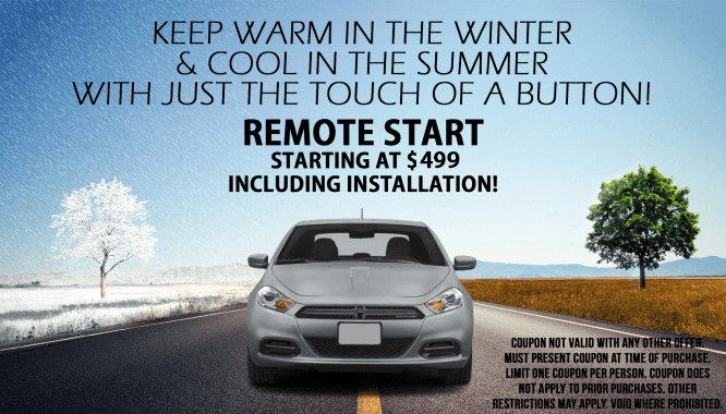 remote start specials